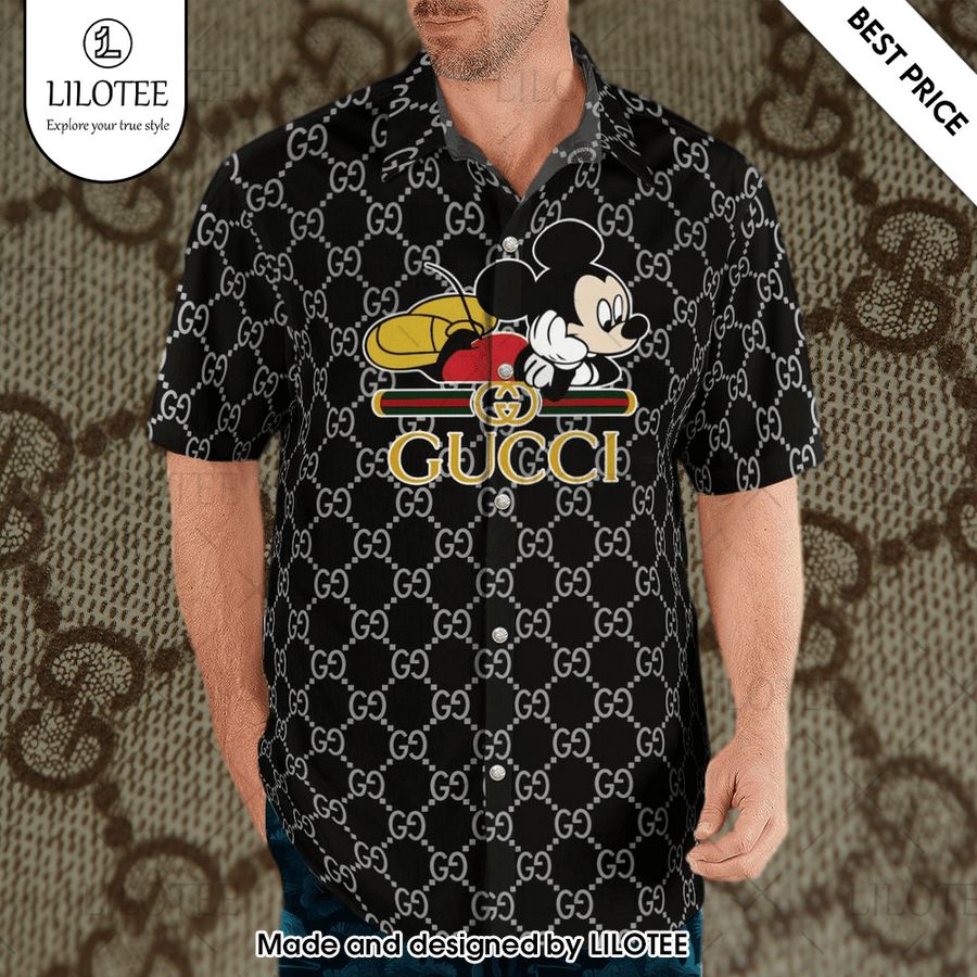 gucci mickey mouse hawaiian shirt 2 917