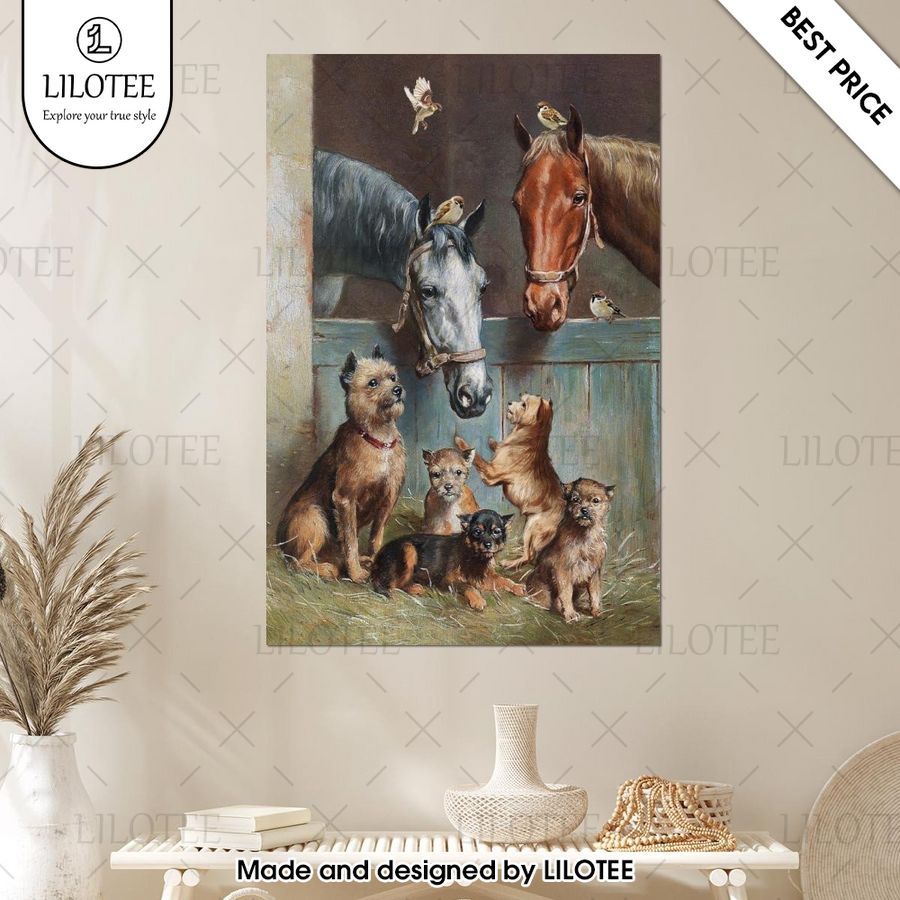 horses and dogs poster 1 308