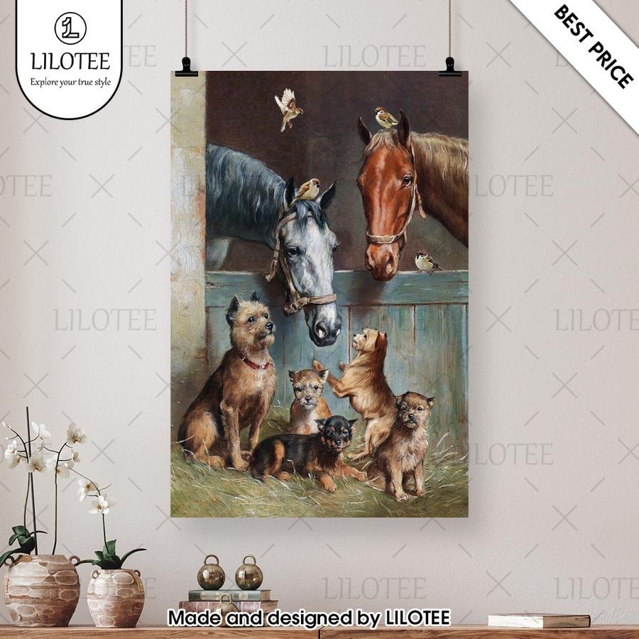 horses and dogs poster 2 116