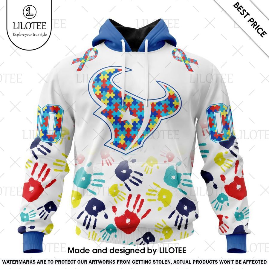 houston texans special autism awareness design custom shirt 1 266