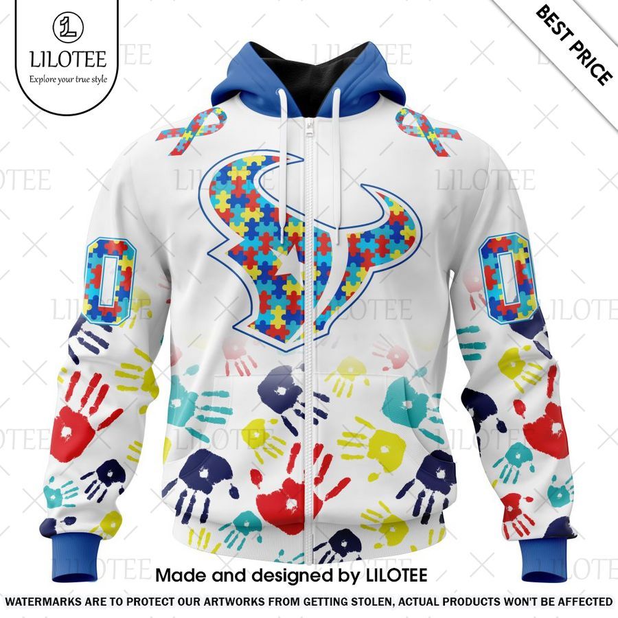 houston texans special autism awareness design custom shirt 2 247