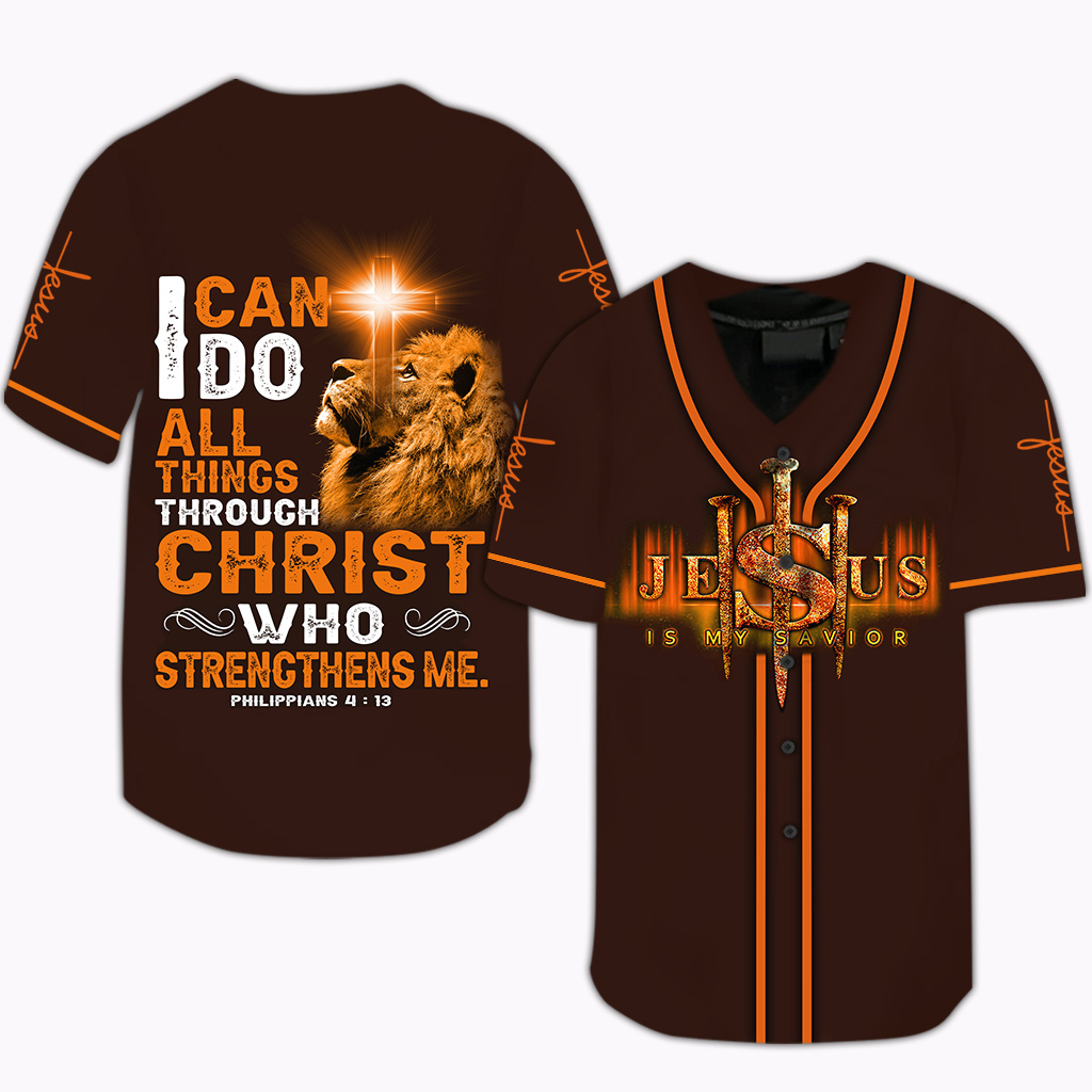 i can do all things through christ who strengthens me jesus baseball jersey 2651 gkbXa