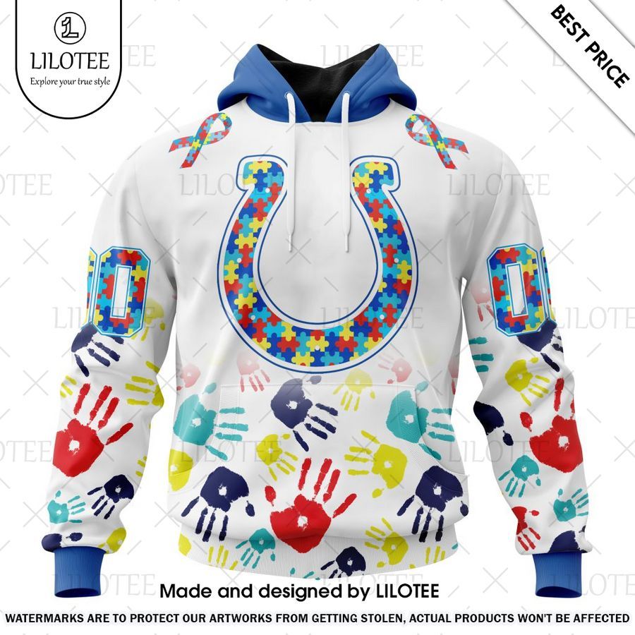 indianapolis colts special autism awareness design custom shirt 1 405