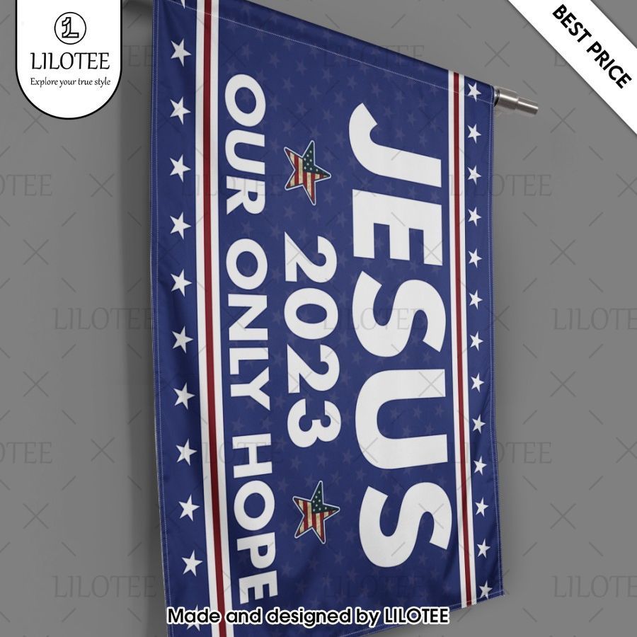 jesus 2023 only our hope flag 2