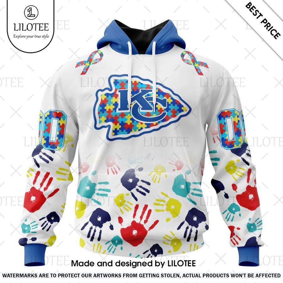 kansas city chiefs special autism awareness design custom shirt 1 735