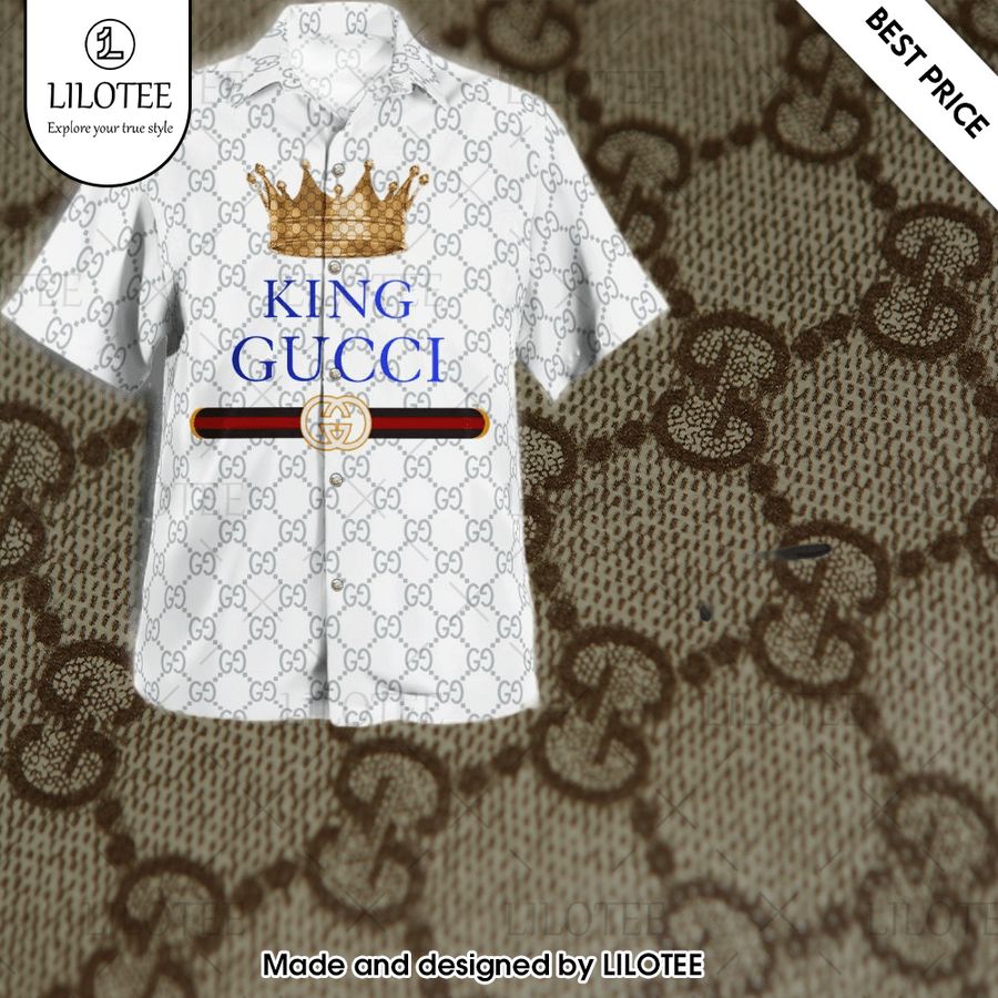 king gucci hawaiian shirt 1 683