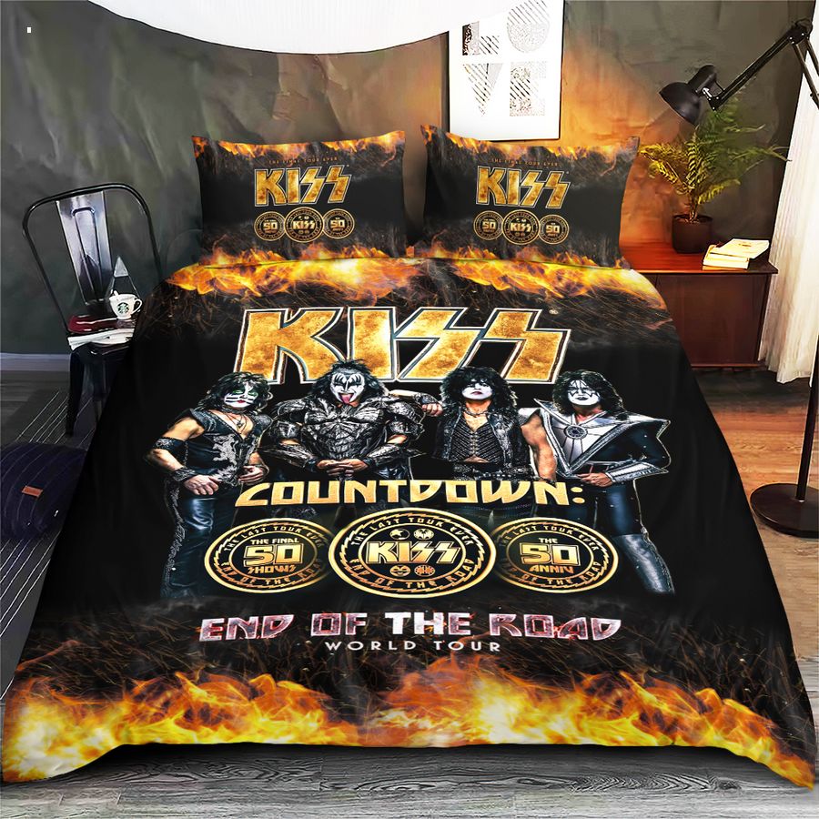 kiss band countdown bedding set 1