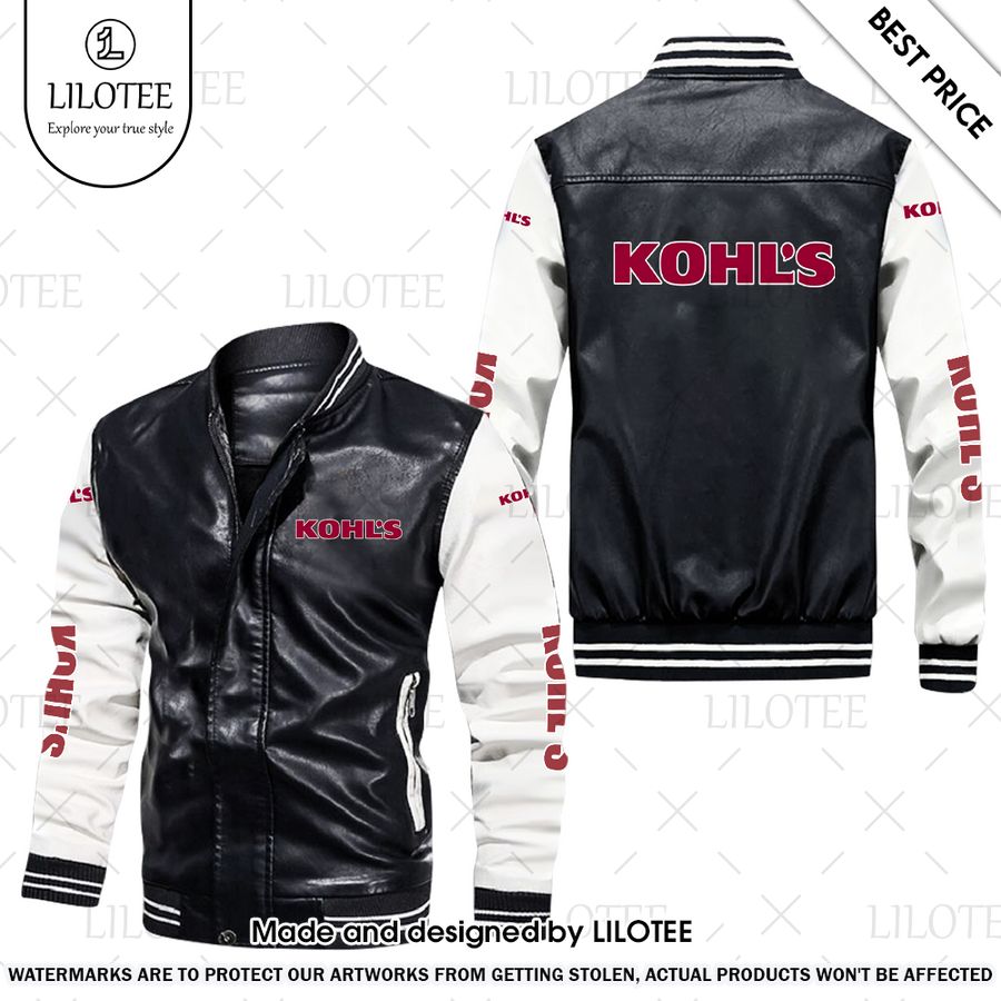 kohls leather bomber jacket 1 112