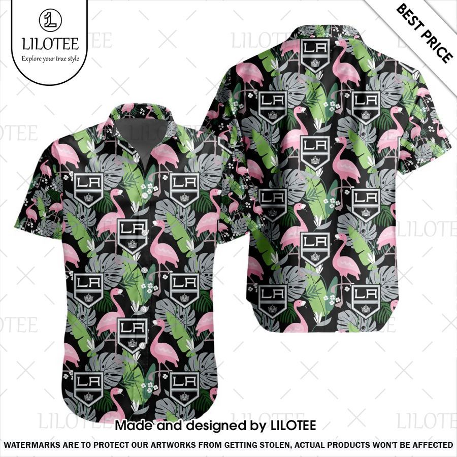 los angeles kings flamingo hawaiian shirt 1 611