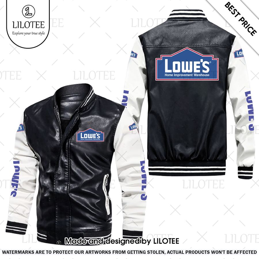 lowes leather bomber jacket 1 16