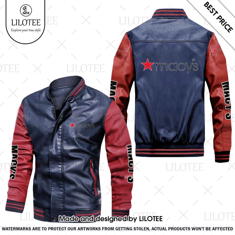 macys leather bomber jacket 2 561