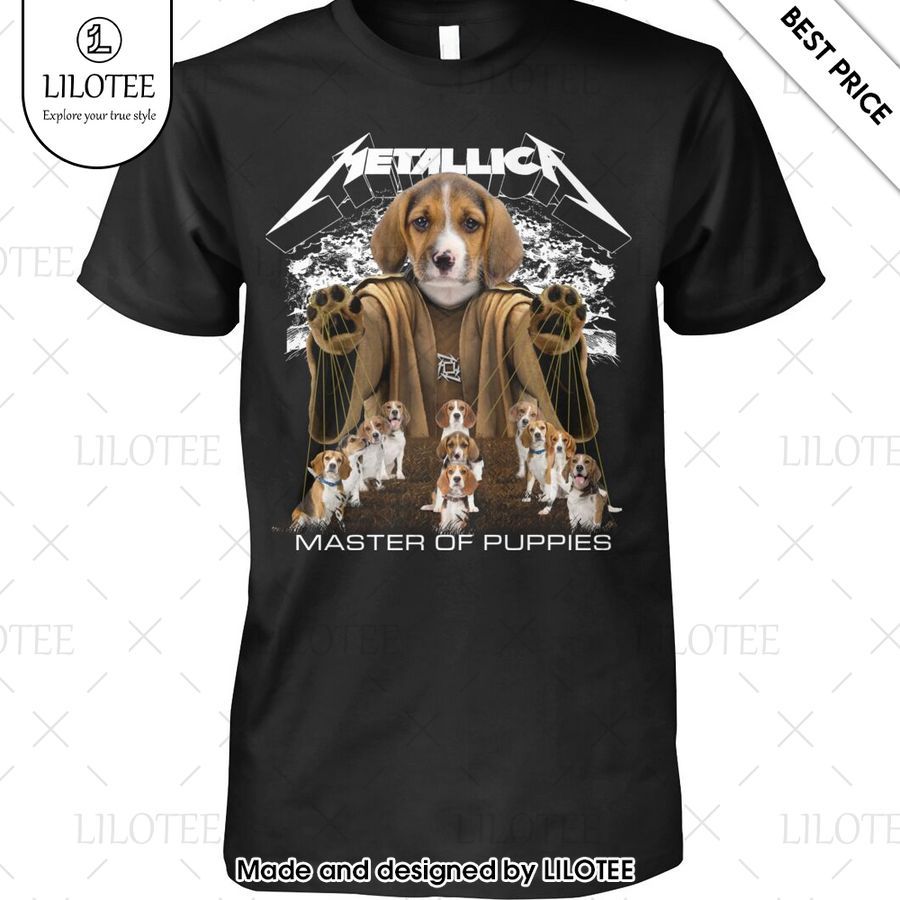 metallica beagle master of puppies shirt 1 892