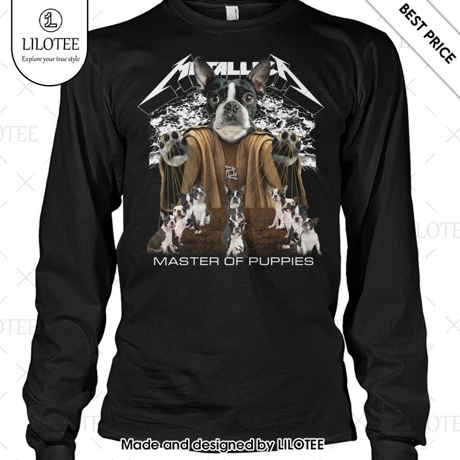 metallica boston terrier master of puppies shirt 2 554
