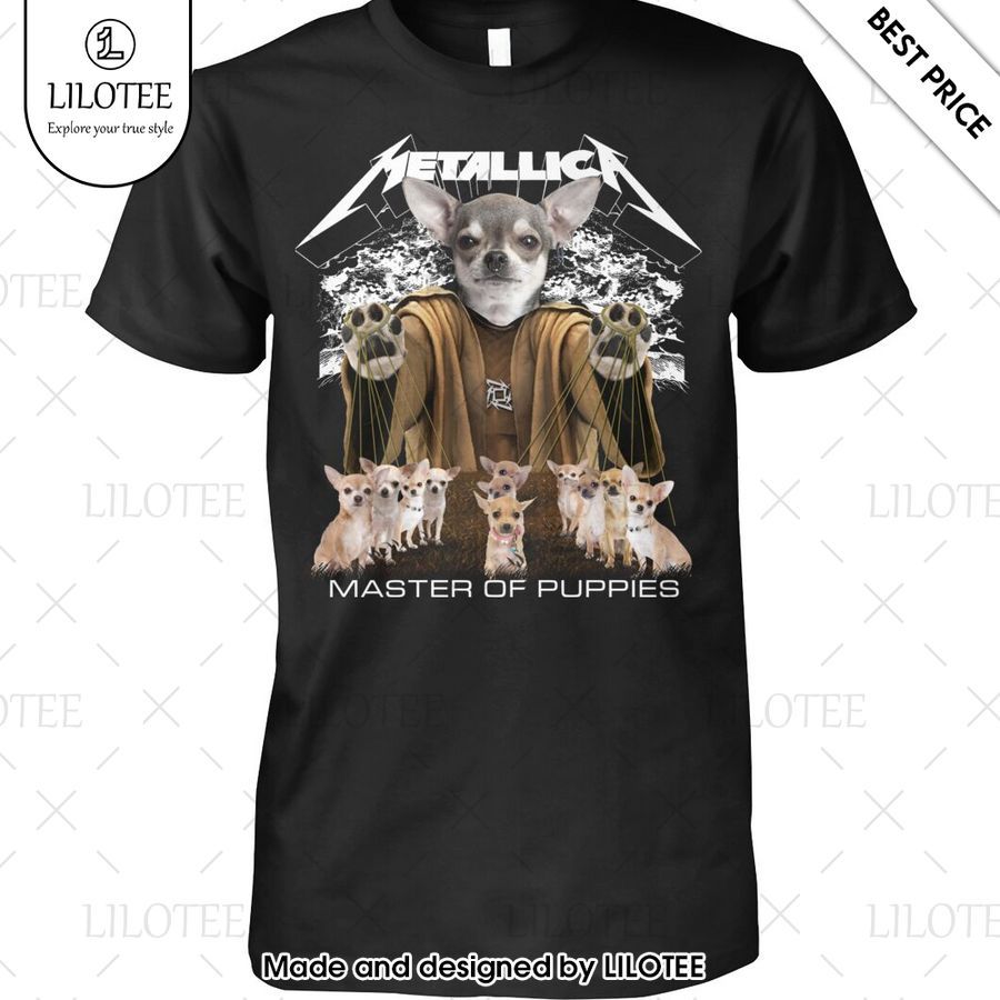 metallica chihuahua master of puppies shirt 1 697
