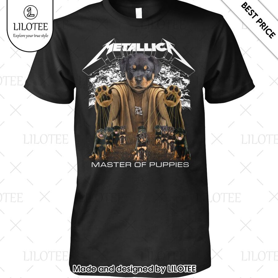 metallica rottweiler master of puppies shirt 1 495