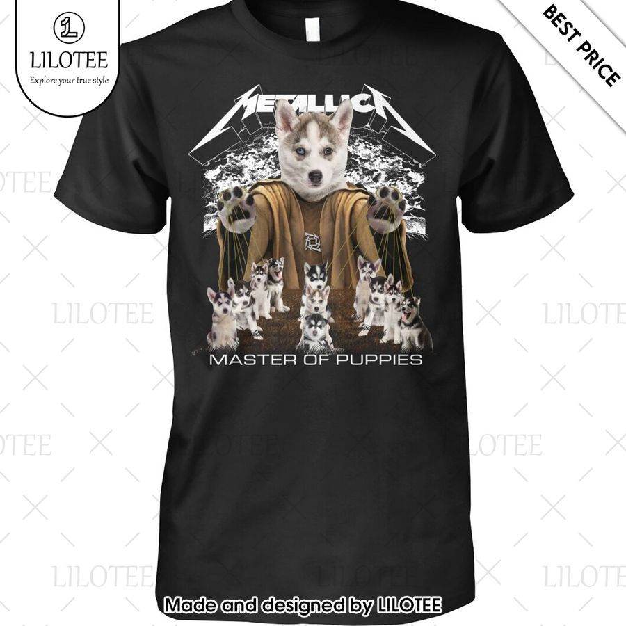 metallica siberian husky master of puppies shirt 1 926