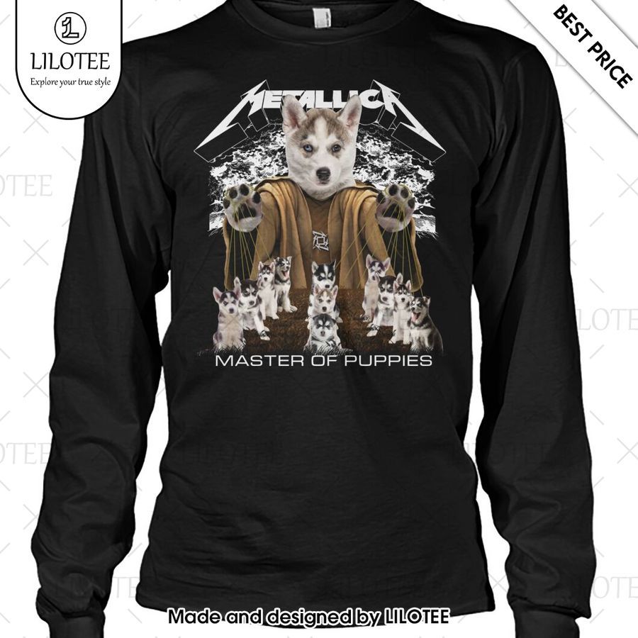 metallica siberian husky master of puppies shirt 2 653
