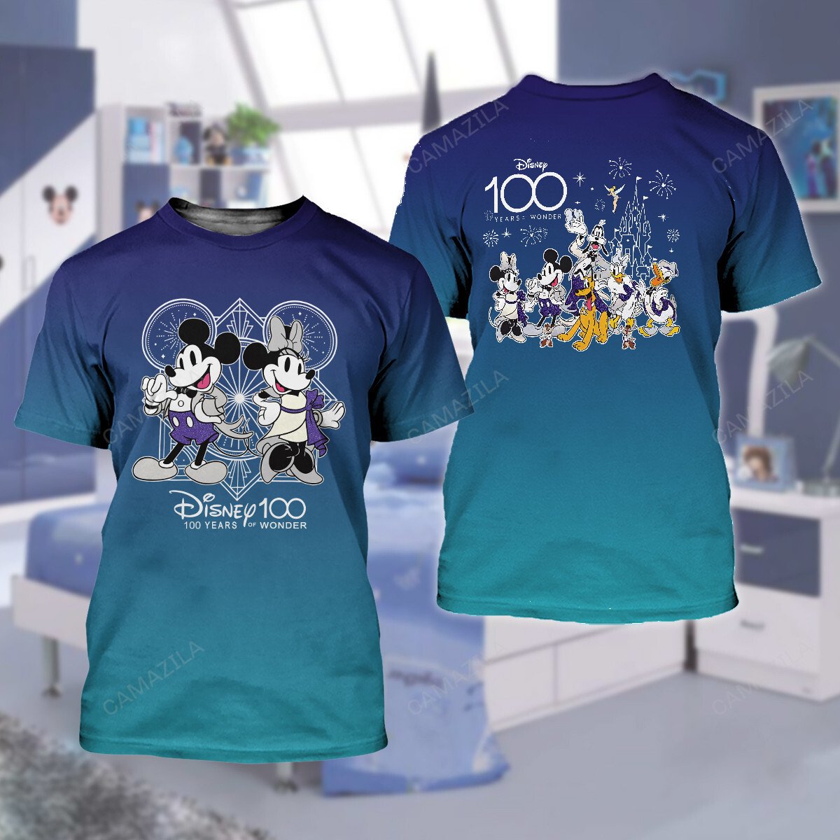 mickey and minnie mouse disney 100 years of wonder shirt 3950 MN1uT
