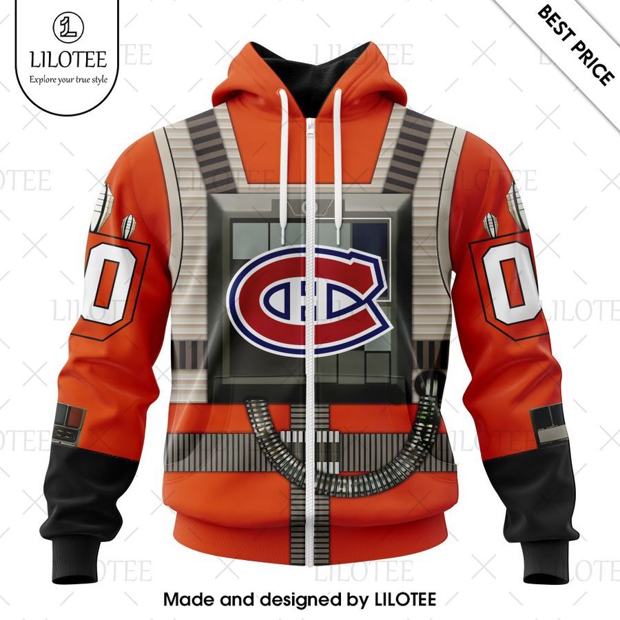 montreal canadiens star wars rebel pilot design custom shirt 2 797
