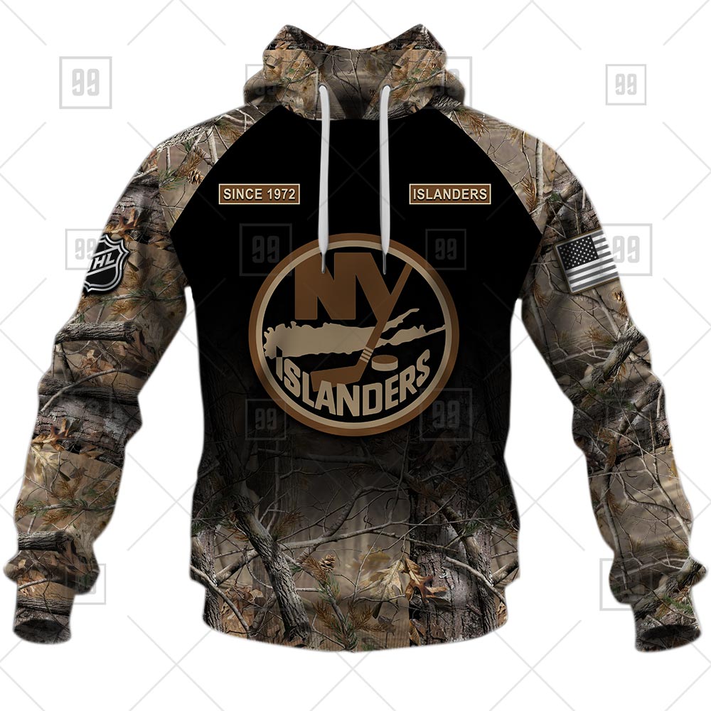 new york islanders hunting camouflage custom shirt 9737 Cpa2Z