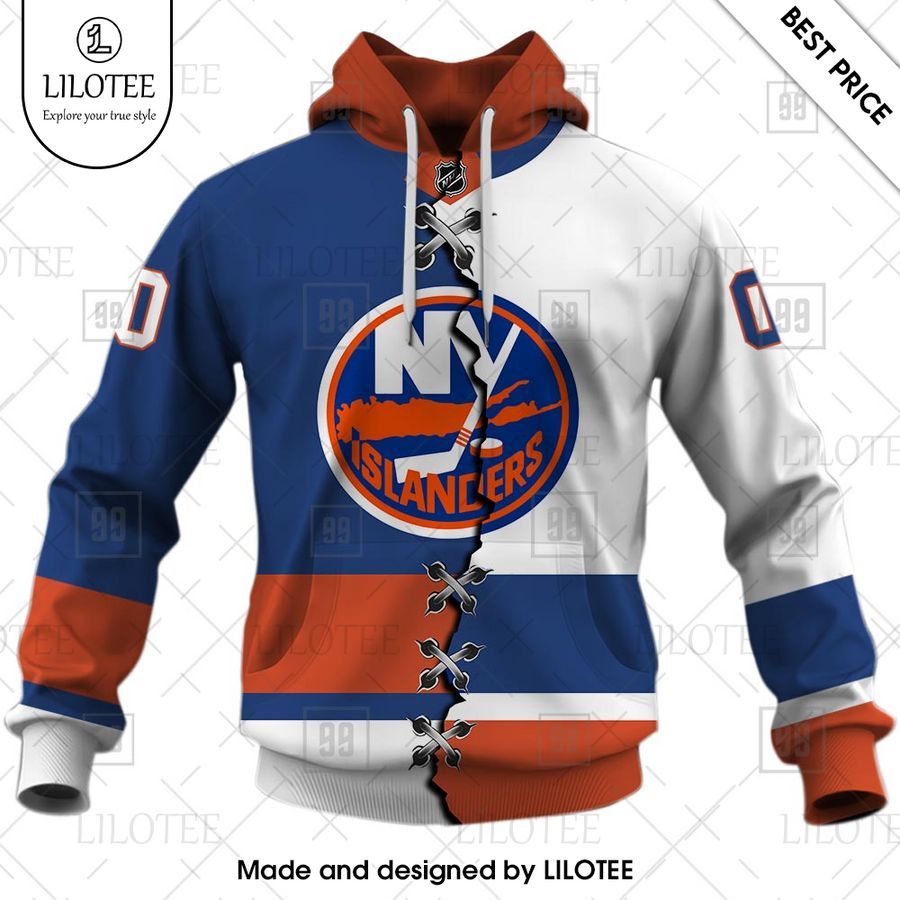 new york islanders mix home and away jersey personalized shirt 2 322