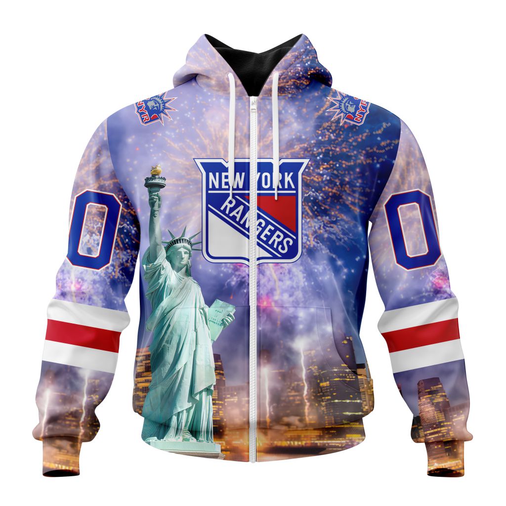 new york rangers special design with the statue of liberty custom shirt 8803 QDP9D