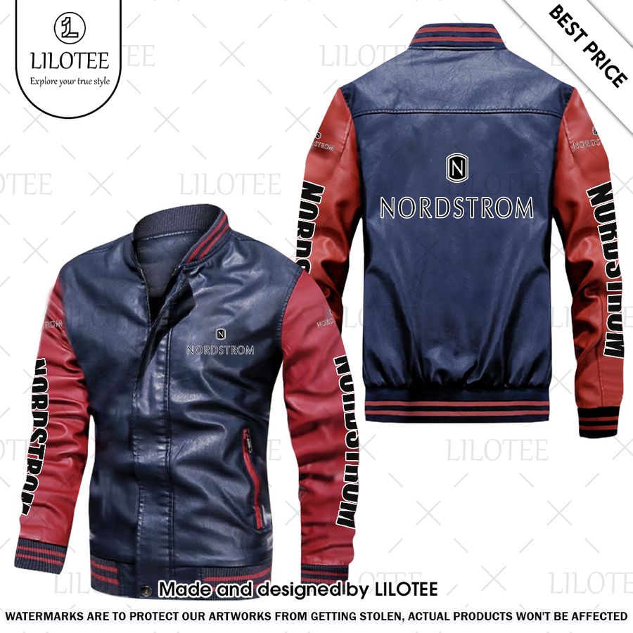 nordstrom leather bomber jacket 2 453