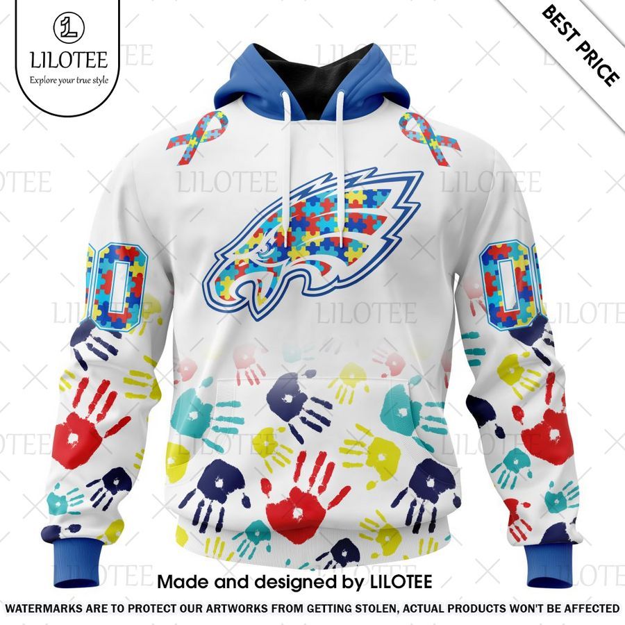 philadelphia eagles special autism awareness design custom shirt 1 883