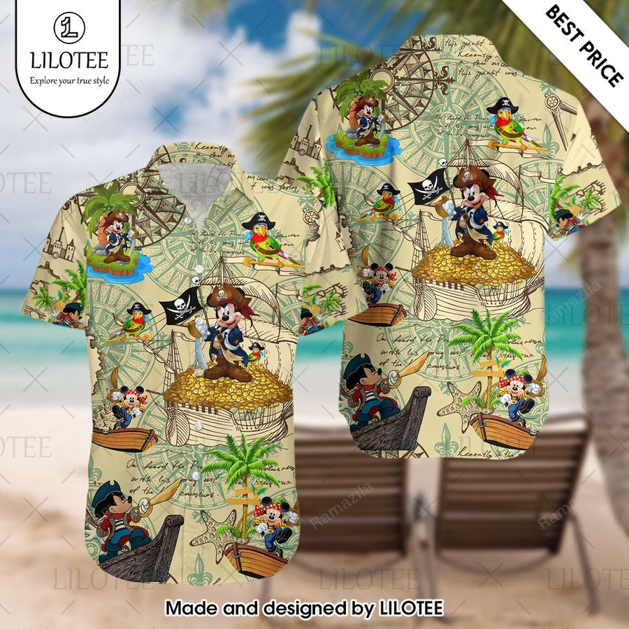 pirates of the caribbean mickey mouse hawaiian shirt 1 827