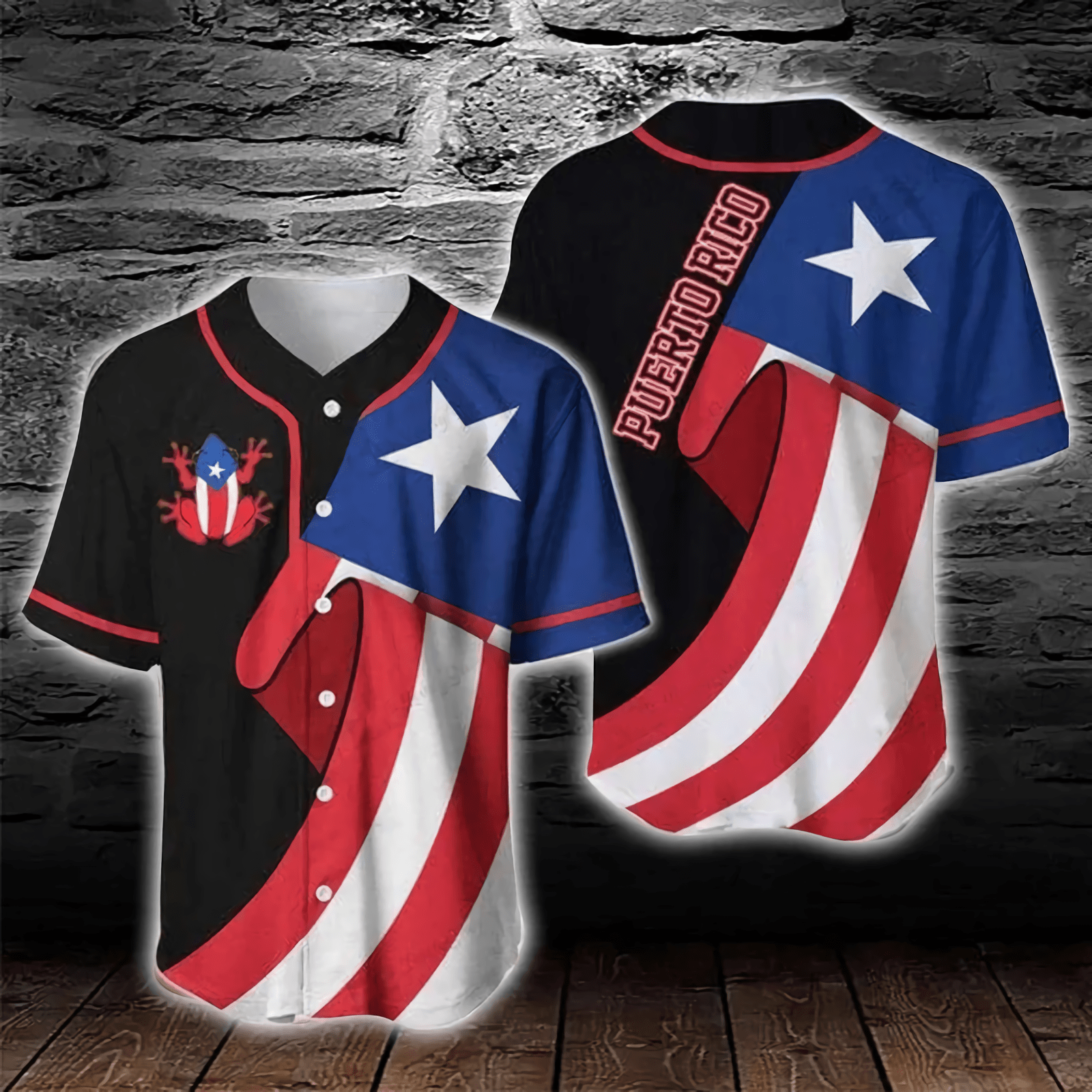 puerto rico coqui flag baseball jersey 2571 jhRpk