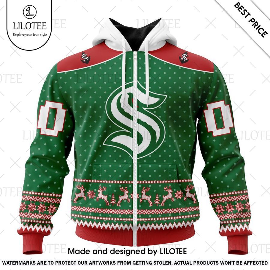 seattle kraken christmas apparel custom hoodie 2 202