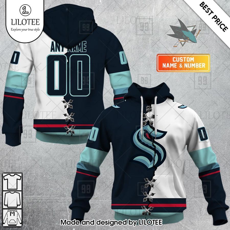 seattle kraken mix home and away jersey personalized shirt 1 380