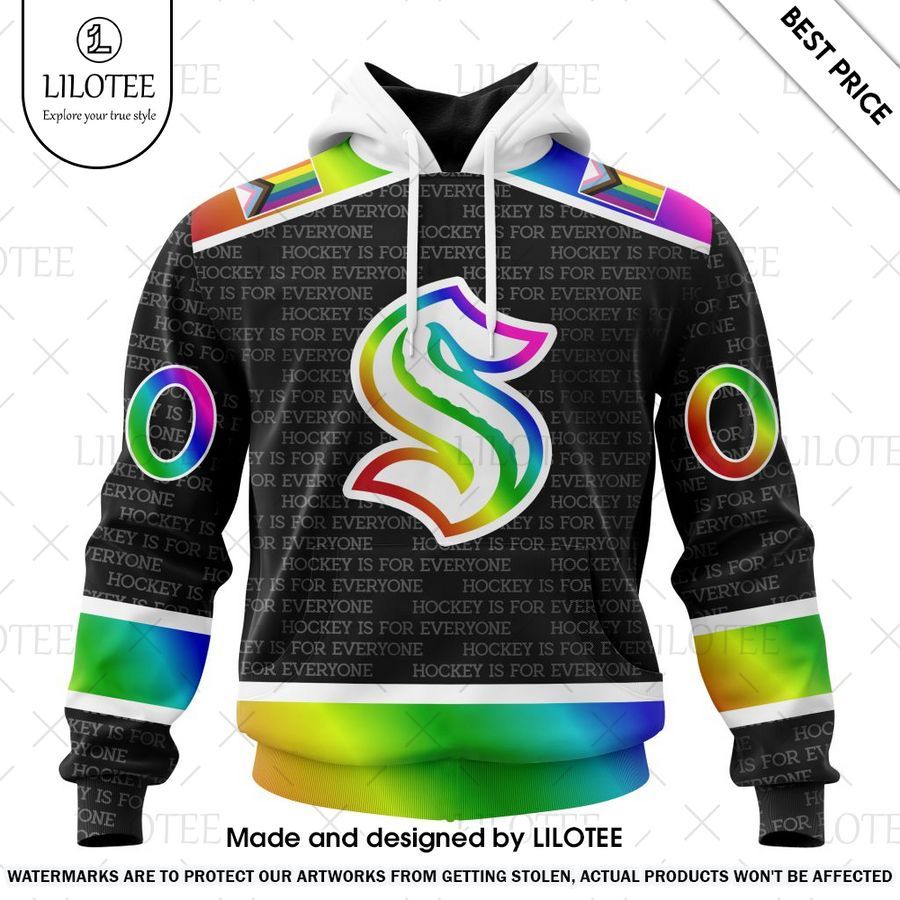 seattle kraken pride design custom hoodie 1 371