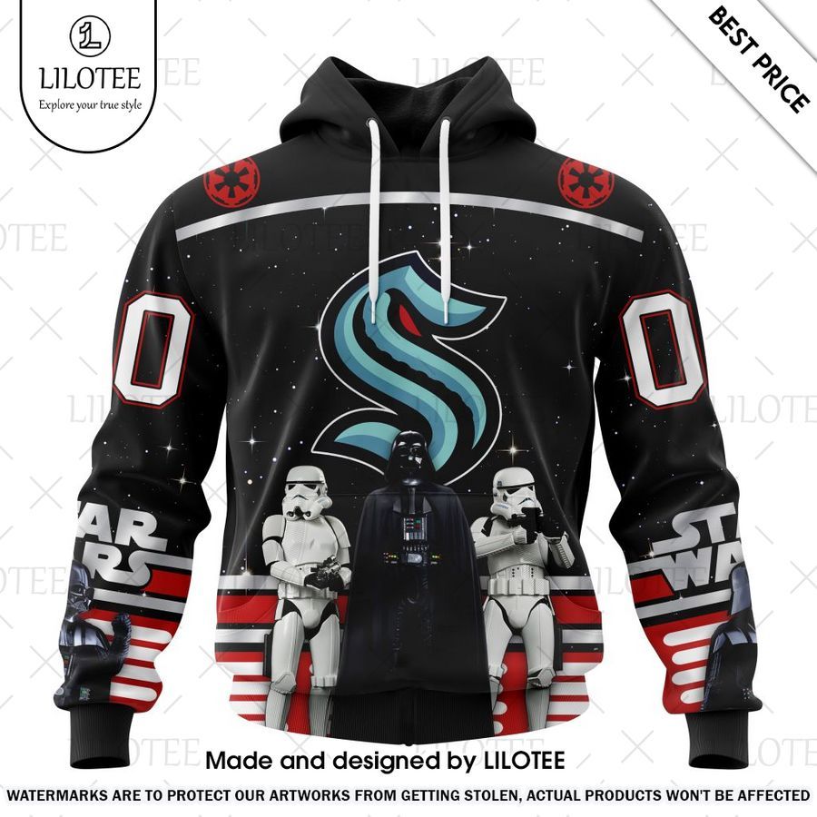 seattle kraken star wars design may the 4th be with you custom hoodie 2 655
