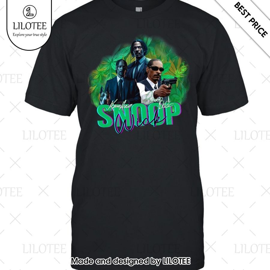 snoop dogg transformed into john wick cannabis shirt 2 783