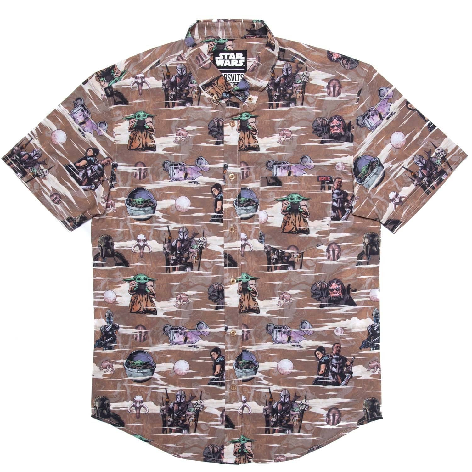 star wars mandalorian mando montage hawaiian shirt 3108 agVl7