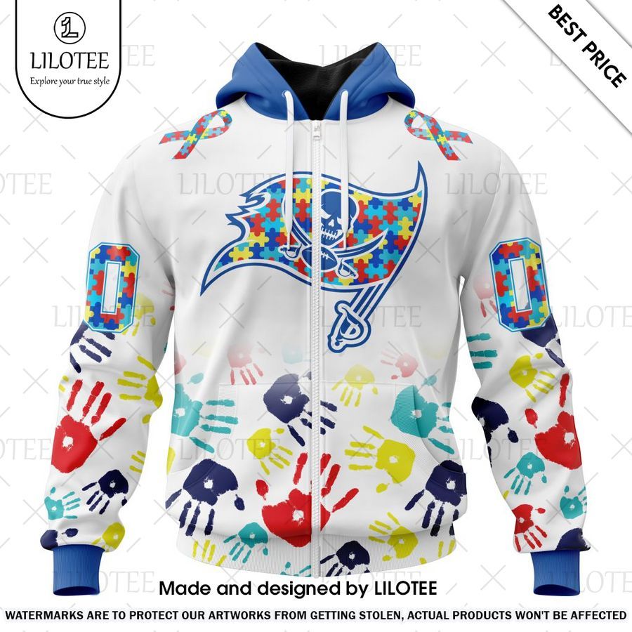 tampa bay buccaneers special autism awareness design custom shirt 2 325
