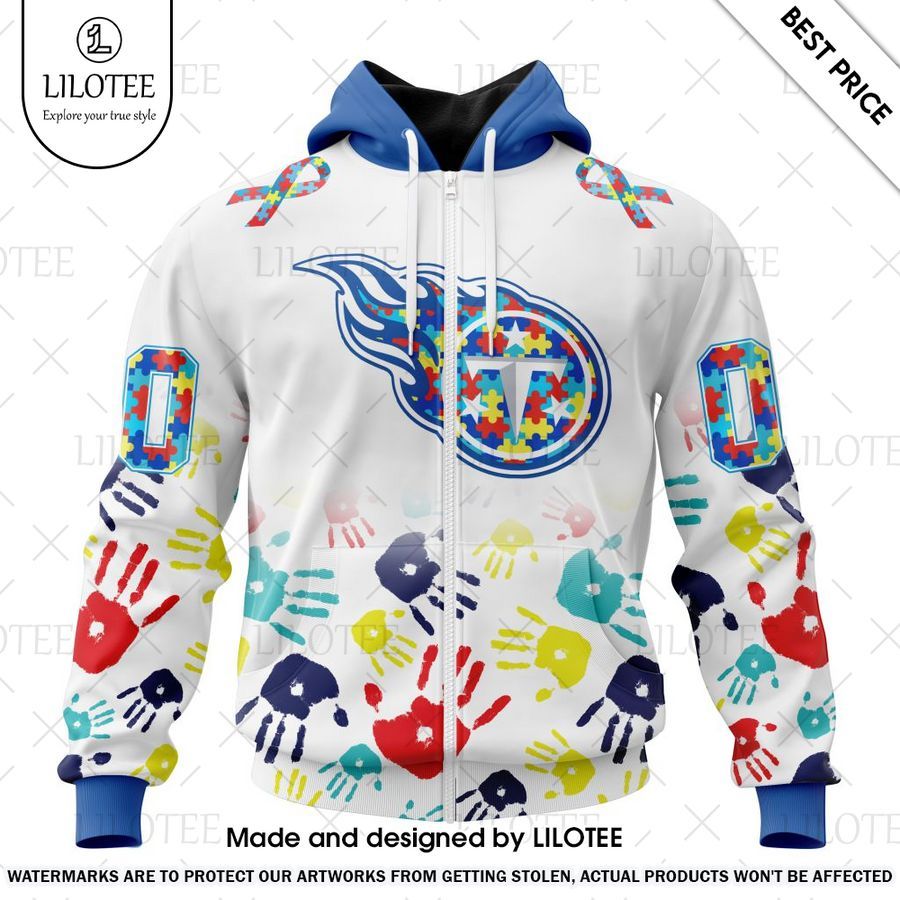 tennessee titans special autism awareness design custom shirt 2 806