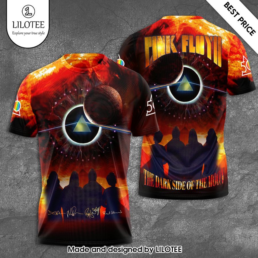 the dark side of the moon pink floyd fire shirt 1 909