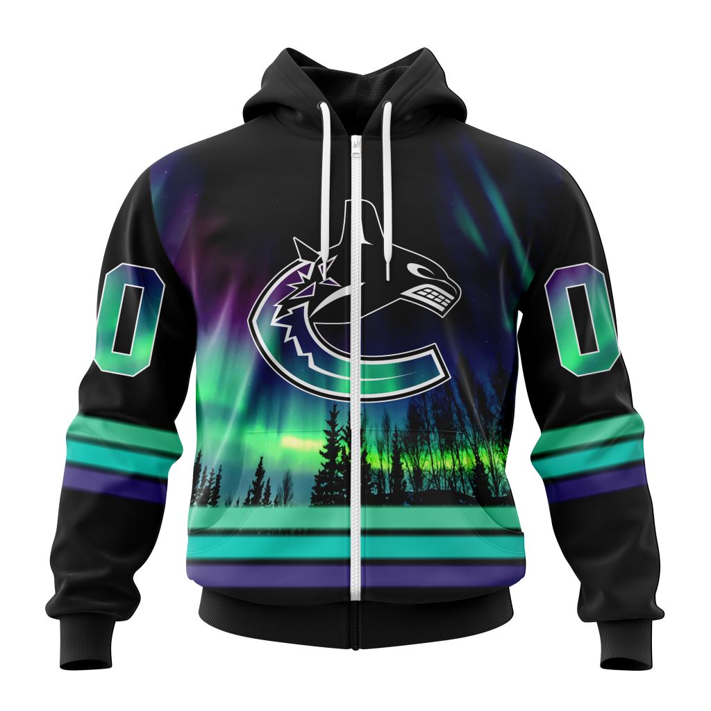 vancouver canucks special design with northern lights custom shirt 4299 Yeuoh