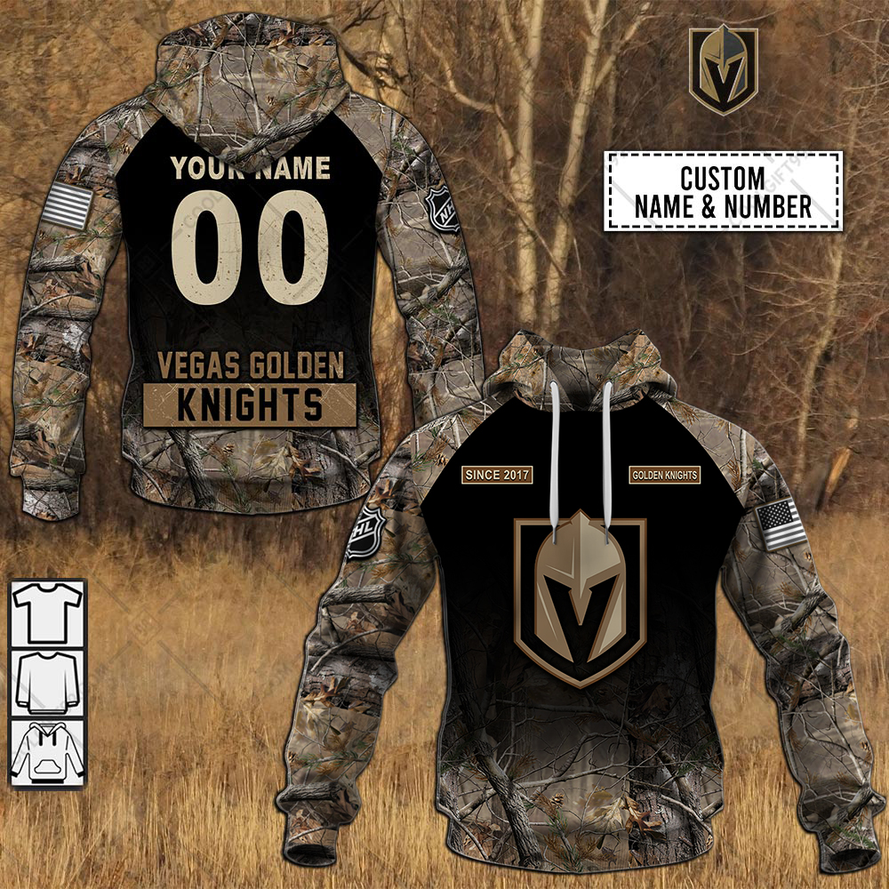 vegas golden knights hunting camouflage custom shirt 8070 0D129