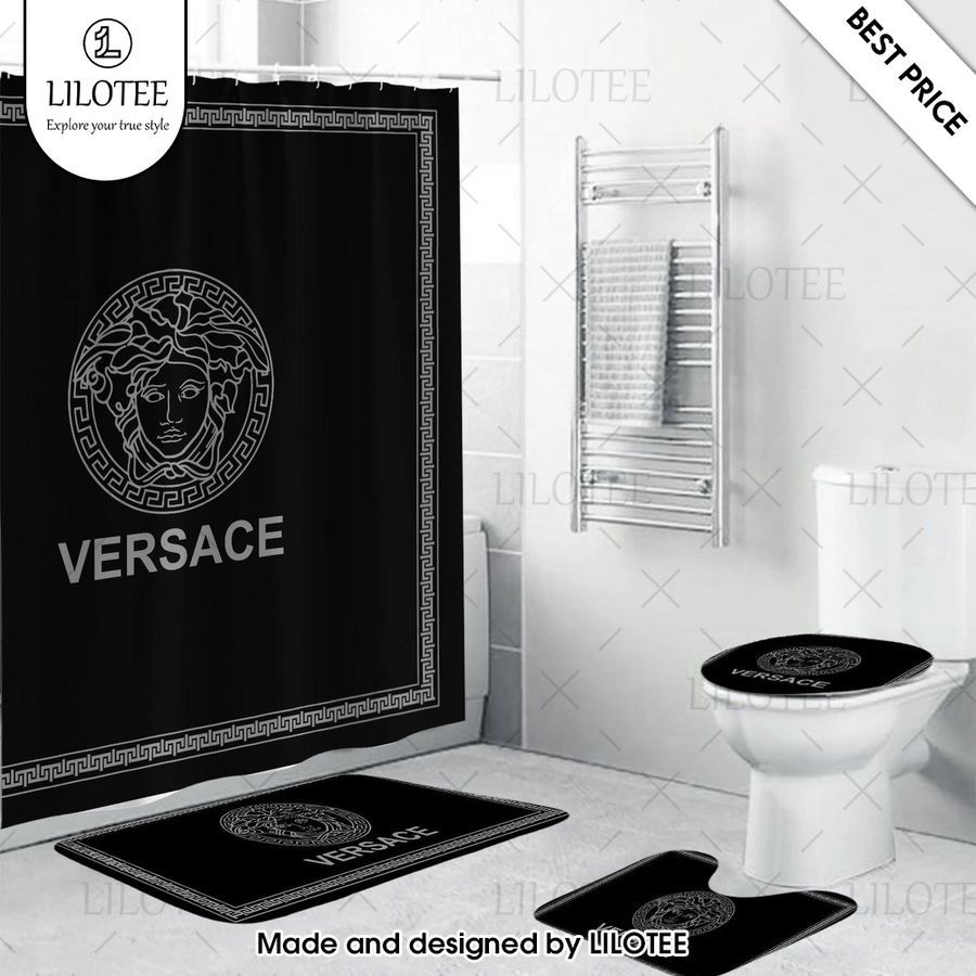 versace bathroom curtain set 1 486