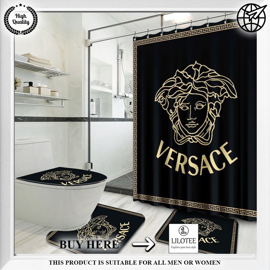 versace gold shower curtain set 1 214
