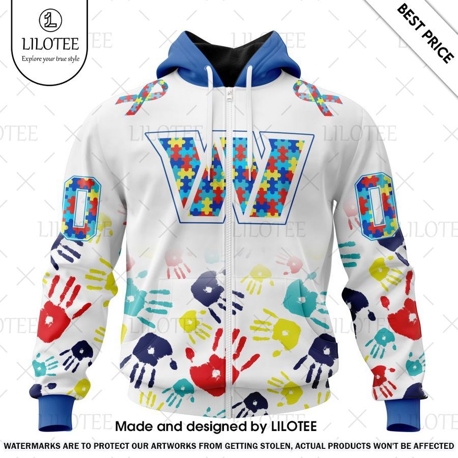 washington commanders special autism awareness design custom shirt 2 500
