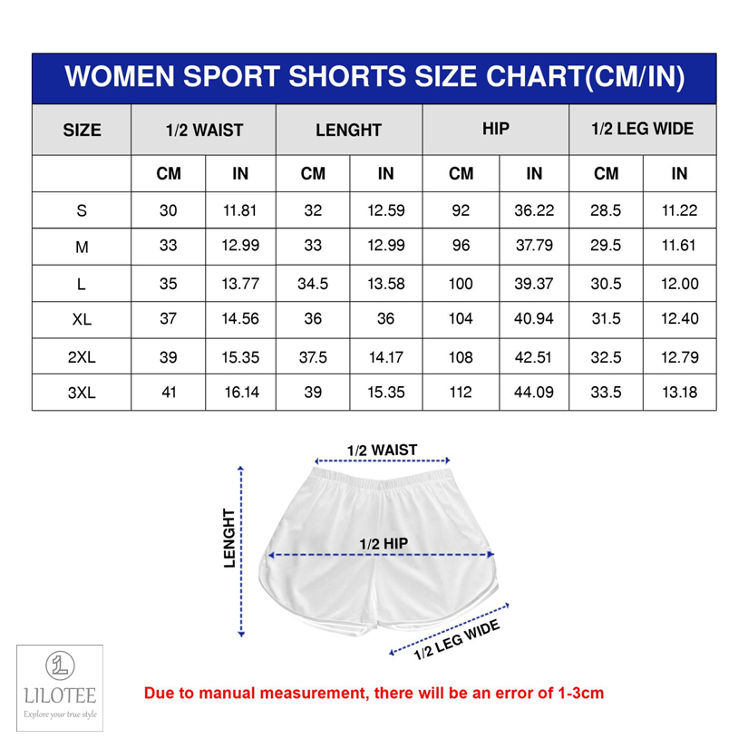 Women Shorts Ethershirt Size Chart Lilotee