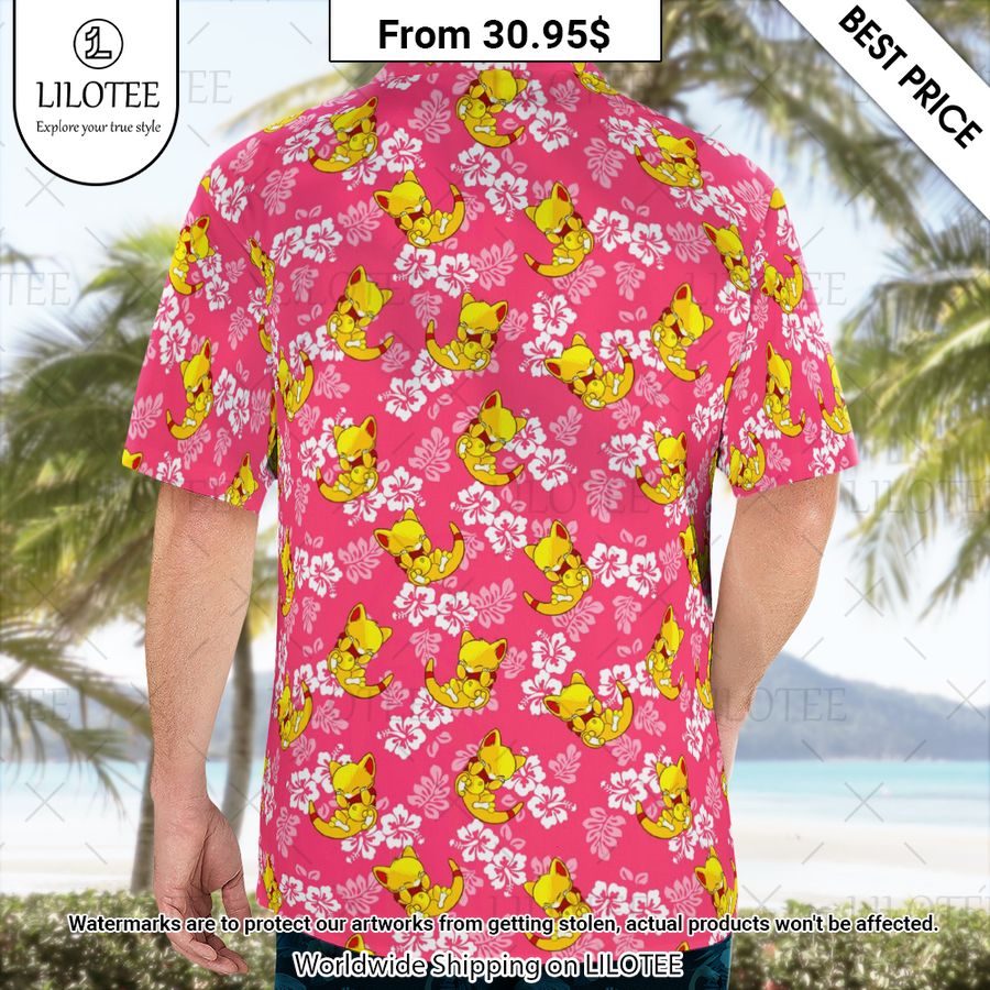 Abra Pokemon Hawaiian Shirt Rocking picture