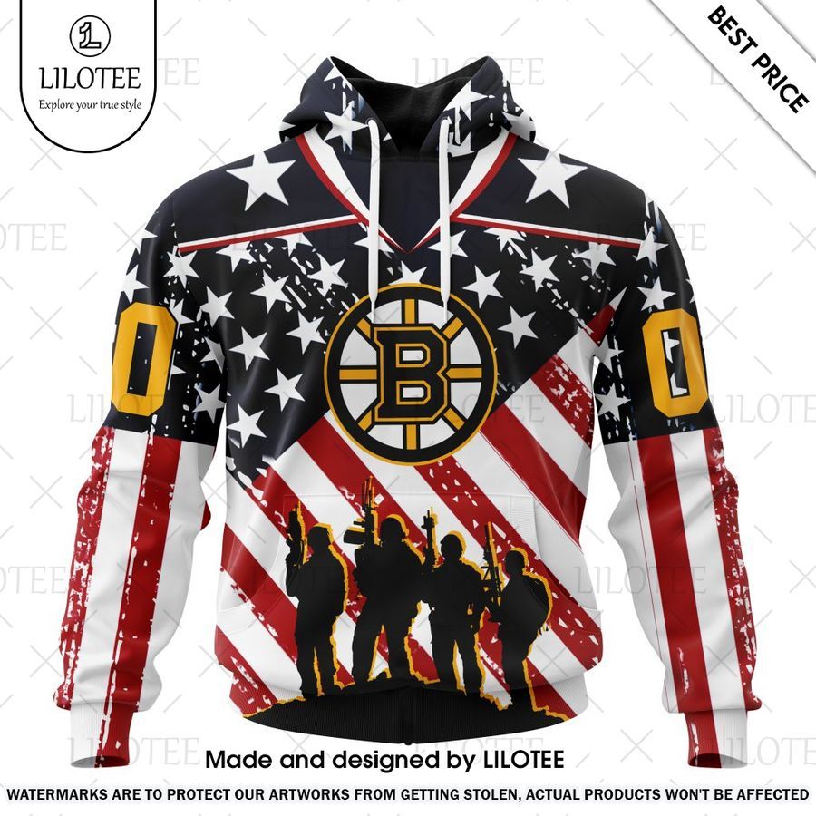 boston bruins kits for honor uss military custom shirt 1 530