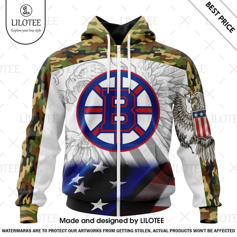 boston bruins with our america flag and our america eagle custom shirt 2 841