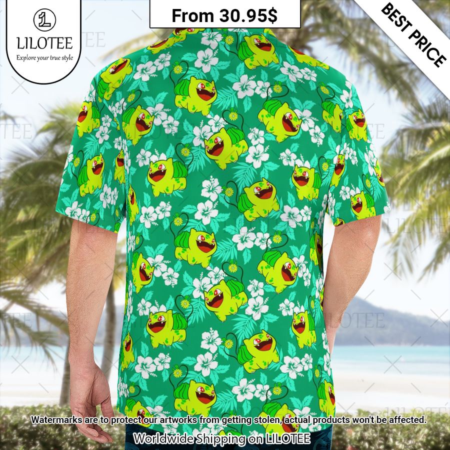 Bulbasaur Pokemon Hawaiian Shirt Looking so nice