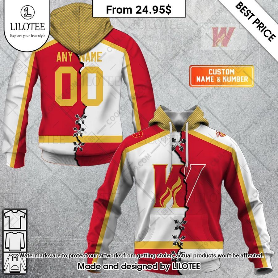 calgary wranglers mix jersey custom hoodie 1 449